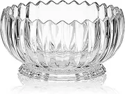 Mikasa Estate Crystal Footed Bowl, Serving Tray, Clear