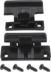 VGOL 2Pcs Center Console Armrest Lid Latch Upper Lower Replacement MR532555 MR532556 Compatible with Mitsubishi Pajero V73 V75 V77 V93 V97 Montero Plastic