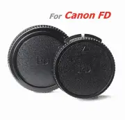 Premium Body Cap + Rear Lens Cap For Canon FD F-1N A1 T-90 AE-1P FL