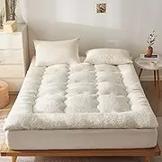Japanese Floor Matless Foldable Futon Mattress with Extra Thick Fluffy Padding, Portable, Great for Bedroom Reclining or Camping Gray 60x120cm/24*47inch
