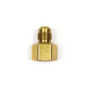 PHA34F: 3/8 Male Flare x 3/4 Female Pipe - Brass Propane Hose Adapter Ends