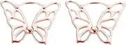 [VIFE] 925 Sterling Silver Butterfly Hoop Earrings for Women Girls Small Hollowed out butterfly Hoop Earrings Cartilage Helix Earrings