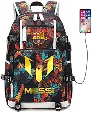 Soccer Player Star MS Brother Type3 Backpack Travel Student Football Fans Bookbag for Men Women