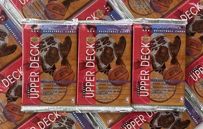 1993-94 Upper Deck NBA Basketball 93-94 Series 2 Hobby - 3x Pack Lot - Jordan