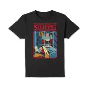 Steven Rhodes He Sees You When You're Sleeping Unisex T-Shirt - Black