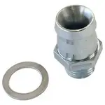 Aeroflow Metric M14 X 1.5 to 5/8" Shortbarb Sit Boosted Turbo Steel - AF746-04ST