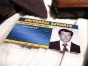 Cosplay Display : The World is Not Enough TWINE - Universal Exports Prop ID card