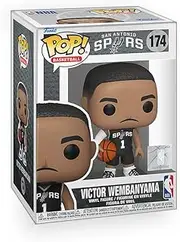Epic Collectibles Pop Sports: Victor Wembanyama San Antonio Spurs NBA Basketball Vinyl Figure Bundle with Compatible Funko Box Protector