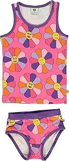 [Småfolk] Girls' Underwear Flower Base Layer Set