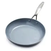 12 Inch Gray Nonstick Frying Pan Ceramic Safe Induction Compatible GreenPan