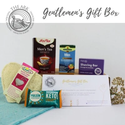 Gentlemen's Gift Box (A) / Hamper - Self care, healthy snacks & multi nutrients