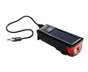 Bike Front Light High Decibel Horn Lights 300LM USB Rechargeable Bike Headlight - Black