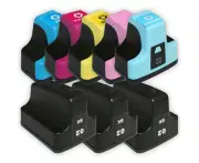 16 Pack HP 02 Generic Inkjet Cartridges C8721WA-C8775WA C8721WAC8775WA [6BK,2C,2M,2Y,2LC,2LM]