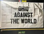 Ohio State Flag FREE SHIPPING 6 Against The World B Beer Dorm Room Sign USA 3x5'