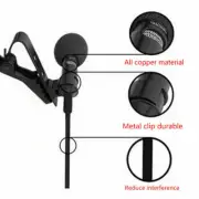 Clip-on Lapel Mini Lavalier Microphone for iphone SmartPhone Supply Recordi C8D4
