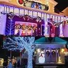 4W 10 Icicles Outdoor LED Icicle Christmas Lights Meteor Shower Lights 4W Fallin