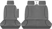for Ford Transit Custom VN Van 2013-2023 Sperling Custom Grey Front Canvas Seat Covers