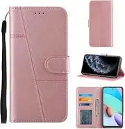 Phone Cover Compatible with Samsung Galaxy A73 5G,Compatible with Samsung Galaxy A73 5G Flip Stand Wallet Magnetic Buckle Card Slot PU Leather Pink