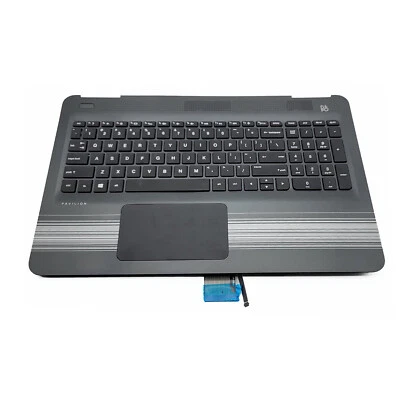 Black Palmrest Backlit Keyboard Touchpad 856035-001 For HP Pavilion 15-AU 15-AW