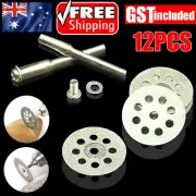 12PCS Diamond Cutting Discs Wheel Blades Set+Drill Bit For Dremel Rotary Tool AU