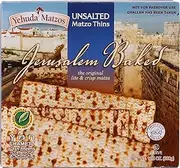 Yehuda Jerusalem Baked Unsalted Matzo, 10.5 oz