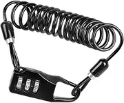 Abaodam 1Pc Bike Security Cable Lock Combination Password Lock for Strong Cut Resistance Portable Lock for Mountain Bike Motorcycle Outdoor Cycling