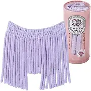 Nishikawa TT95350607 Pasutao Hair Drying Towel, 23.6 x 17.7 inches (60 x 45 cm), Washable, Fun and Speedy, Hair Drying Towel, Time-Saving, Water Absorbent, Quick Drying, Lavender