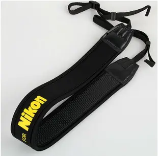 減壓背帶 黑底黃字版 For Nikon 相機背帶 (3.6折)