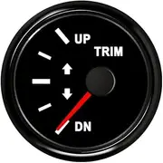 MGAVATPNPY Boat Trim Gauge Marine Trim Tilt Indicator for Inboard Outboard Engine Car Motorcycle Accessories 52mm 12V Accesorios for for Moto Boost Meter(BN-0-190 ohm)