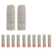 12pcs Nozzle Tip Holder 15AK MIG Nozzle Tip Holder Welding MIG Welding2058