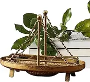 Paper Napkin Holder, Boat Napkin Holder for Kitchen Table - Metal Towel Holder Organiser for Bar Bathroom Kitchen Restaurant