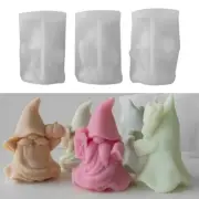 Dwarf Silicone Mold Faceless Gnome Aromatherapys Resin Molds DIY Craft