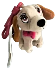 DISNEY LADY (LADY & TRAMP) BEAN BAG KEY CHAIN BACKPACK CLIP W/ TAGS