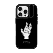 iPhone 16 Pro Mirror Ring Stand Case MagSafe Compatible QUIT COFFEE