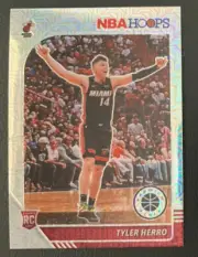 2019-20 PANINI NBA Hoops PREMIUM MOJO SILVER PRIZM ROOKIE CARD SP Tyler Herro RC