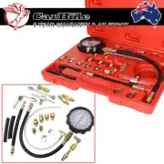 Car Gasoline Fuel Injector Pump Pressure Tester Tool Set Automotive 0-140 PSI AU