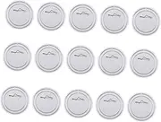 Kisangel 15Pc Transparent Brooch Pin Button Badges Decor for Clothes Crafts Handmade Projects for and School Projects