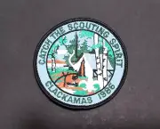 BSA Boy Scouts Clackamas Catch The Spirit patch (1986) Vintage unused CPC