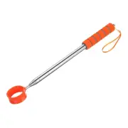 Golf Ball Retriever Telescopic, 9 Ft Stainless Steel Head Ball Grabber, Orange