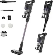 [CANDY] Cordless Vacuum Cleaner,3-in-1 Ultra-Light 4.8lb Vacuum, Anti-Hair Wrap,12-45Min Runtime,Powerful Suction,180° Flat,150° Left Right Swivel,HEPA Filtration for Carpets, Hard Floors & Pet Hair