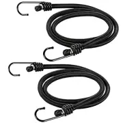 40 in Bungee Cord with Durable Metal Hooks, Set of 2