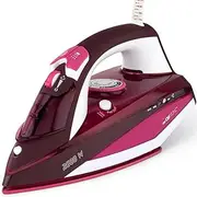 Clatronic® Steam Iron | Iron with Scratch-Resistant Ceramic Sole | Steam Iron with 7 Functions | Continuous Temperature Control | Soft-Touch Controls | 2600 W | DB 3705