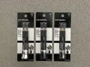 (3) Covergirl Black Easy Breezy Brow Fill + Define Pencils 2pk Sharpener