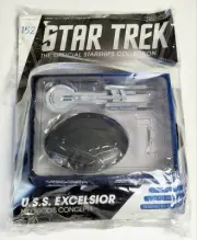 Star Trek Starship Collection #152 USS Excelsior Nilo rodis &Eaglemoss Magazine