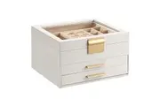 STORFEX 3-Layer Jewellery Organizer with 2 Drawers