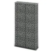 Gabion Basket Steel 85x30x200 cm Silver