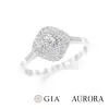 【AURORA 歐羅拉】GIA 50分D color天然真鑽鉑金Pt950鑽戒女戒婚戒 專情