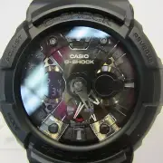 CASIO G-SHOCK MEN'S WATCH CHRONO BLACK PVC SOFT PLASTIC ORIGINAL GA110BR-5A NEW