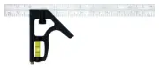 NEW Johnson Level 400 Metal 12" Combination Square w/ Level and Scriber 6245054