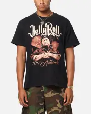 [Jelly Roll] Jelly Roll Authentic T-shirt Black - Size 2XL 2XL Black